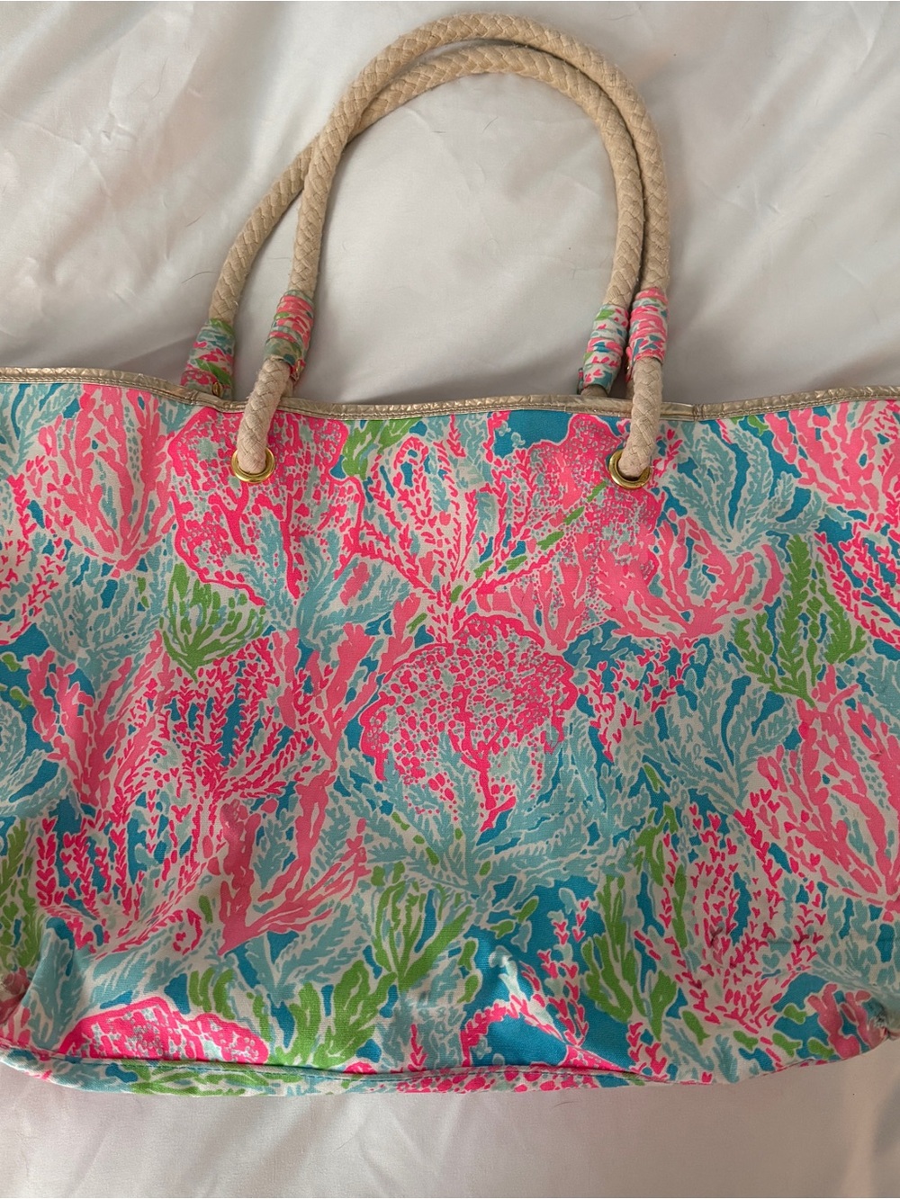 Lilly Pulitzer Beach Bag Tote - Picture 4 of 5